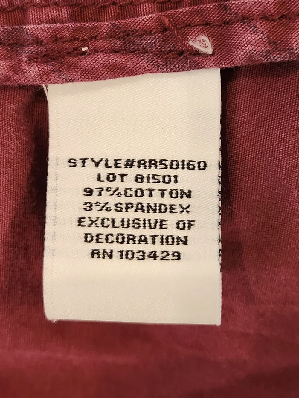 Marrakech Nola Cotton Maroon Utility Jacket with Interior Waist Drawcord - Picture 4 of 10